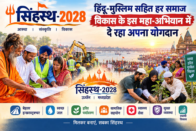 सिंहस्थ-2028: हिंदू-मुस्लिम सहित हर समाज विकास के इस महा-अभियान में दे रहा अपना योगदान